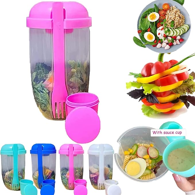 🍴Keep Fit Salad Meal Shaker Cup