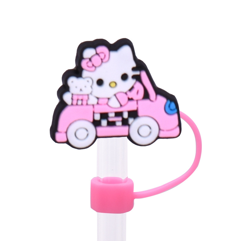 20 Styles Hellokitty Straw Covers Cap