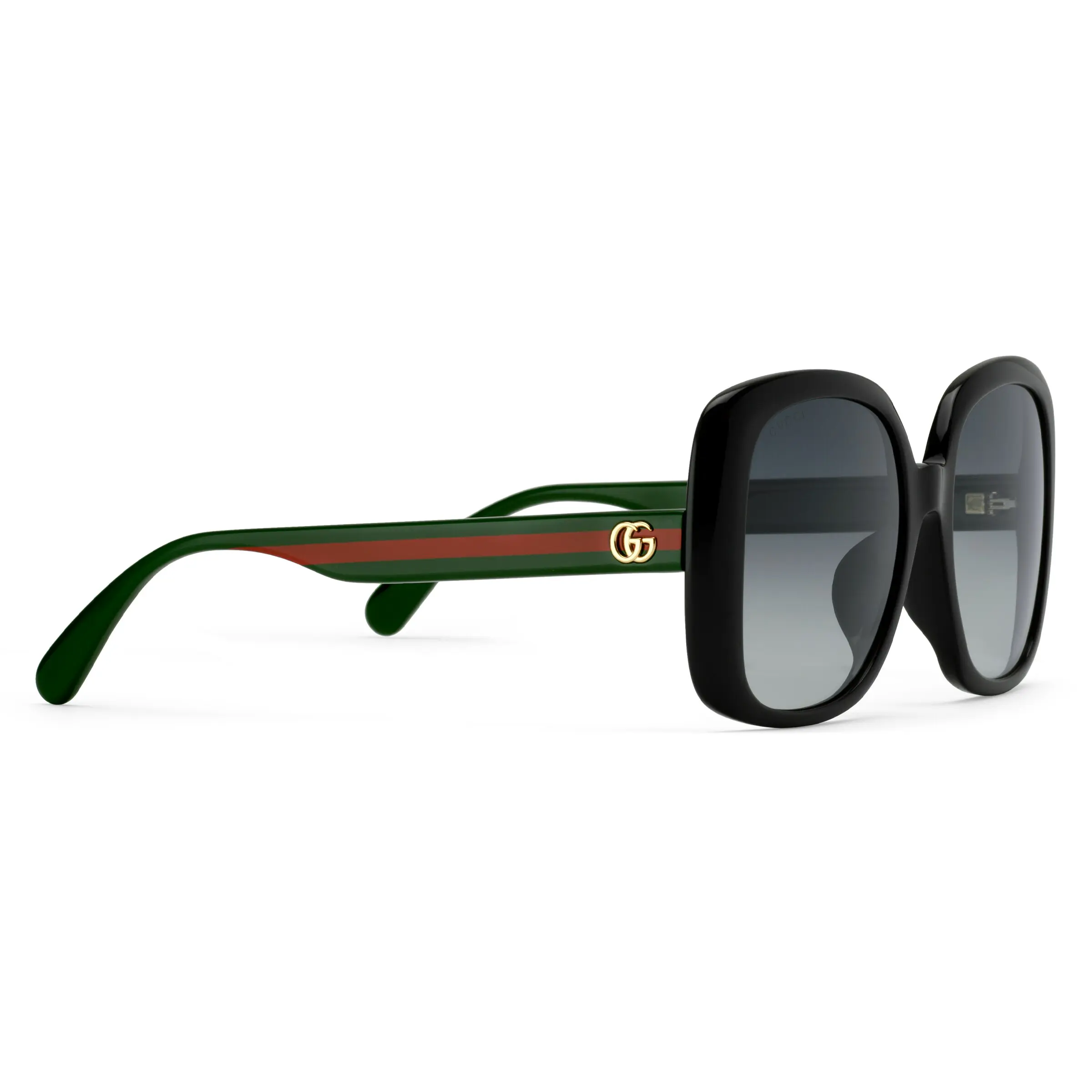 Gucci Square Frame Sunglasses with Web Fit