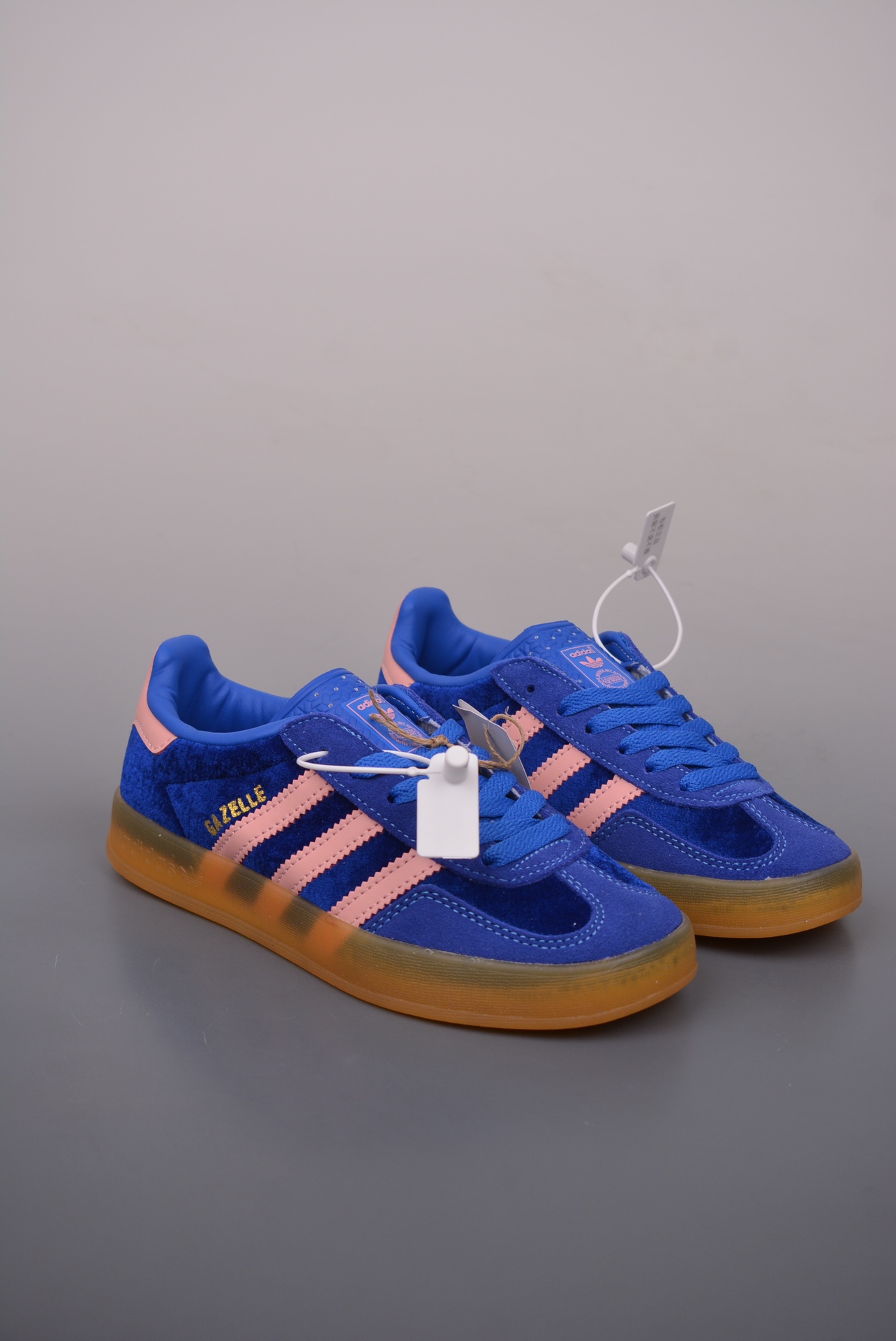 Adidas Gazelle Indoor Trainers Blue Pink IG6785