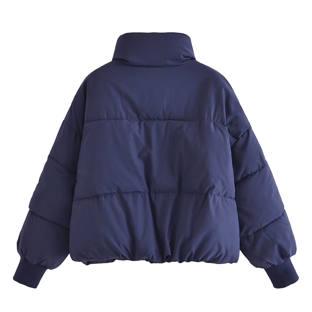 Autumn Winter Women Clothing Urban Casual Loose Cotton Padded Jacket Cotton Padded Coat