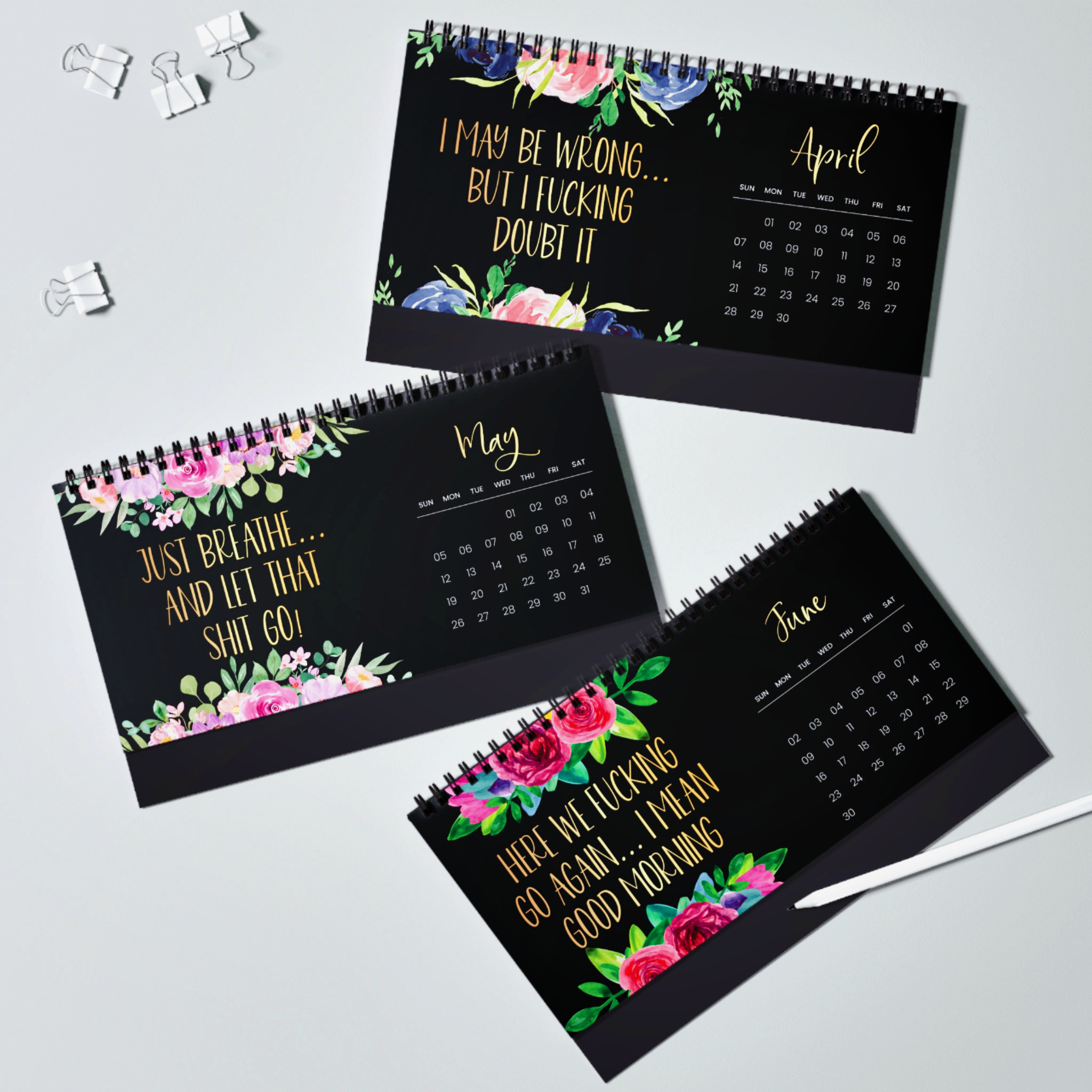 2024 Calendar For Tired-Ass Mom