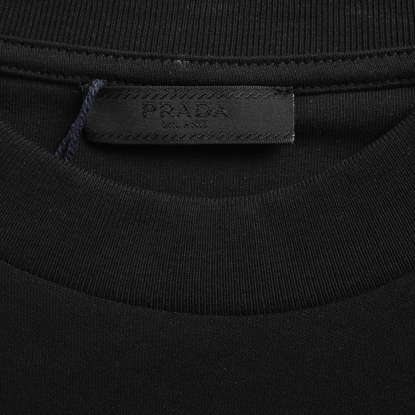 Prada 25ss dark pattern towel embroidered logo short sleeve