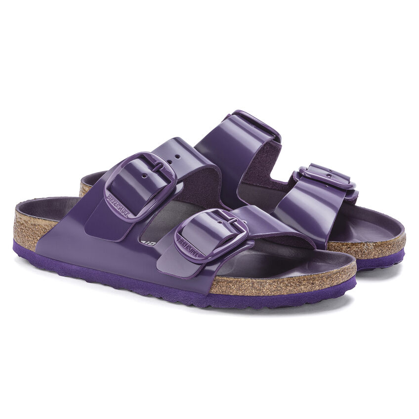 Arizona Big Buckle Natural Leather Patent B-51423