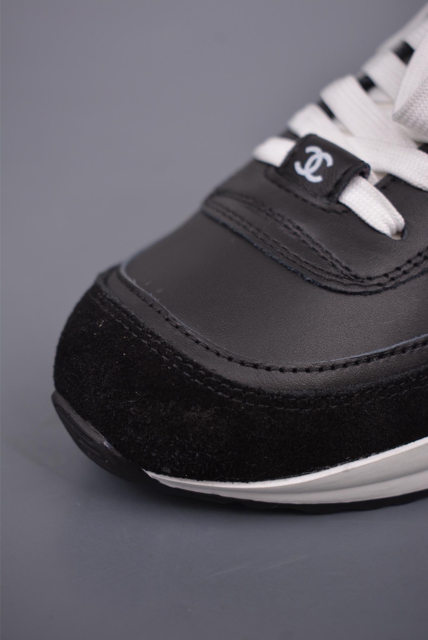 Chanel Calfskin Trainers Sneaker Black