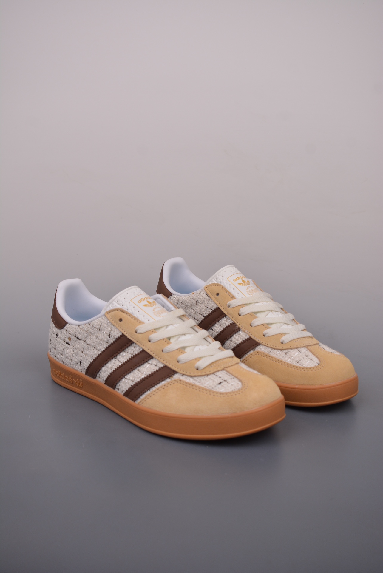 Adidas Gazelle Indoor Trainers Brown Cotton