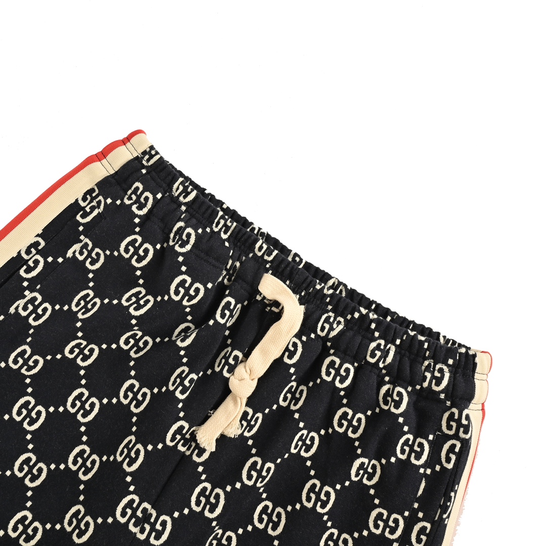 Gucci classic jacquard logo print trousers