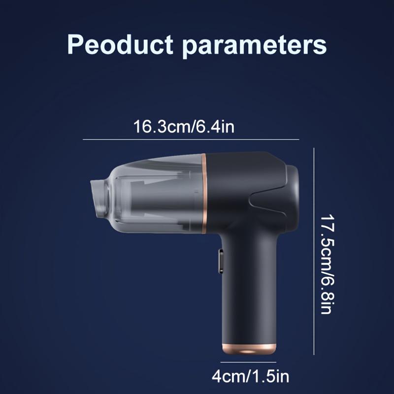 1PC Dual-Purpose Hand-held Cordless 4 In 1 Wireless Vacuum Cleaner With Super Strong Suction And Washable Filter - Perfect For Home And Car Cleaning, Suitable For Hard Floor, Pet, Office, Carpet!