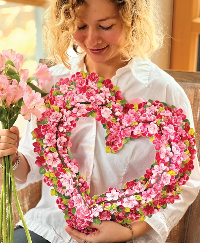 POP-UP 3D CHERRY BLOSSOM GREETING CARD