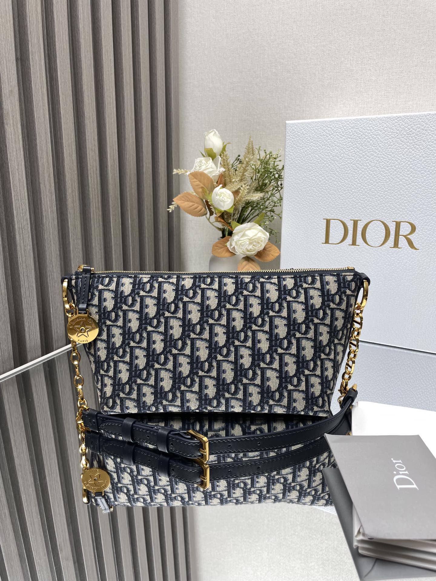 Dior star Hobo chain bag 3202