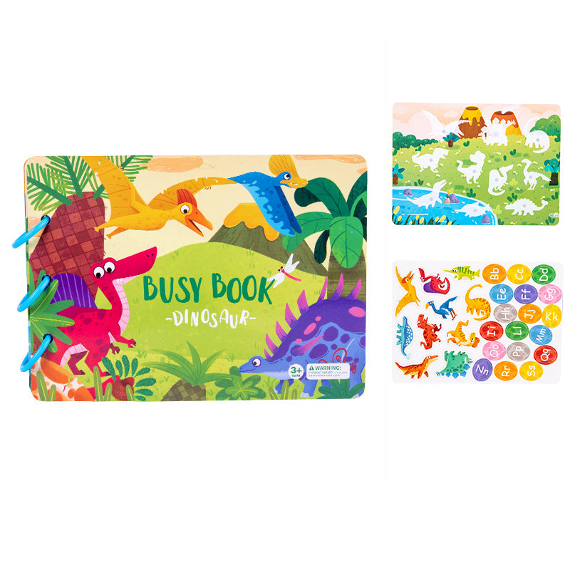 (🔥Last Day Promotion-SAVE 60% OFF)👦Children's Enlightenment Quiet Paste Book Montessori Sensory Toy Book-BUY 2 GET 10% OFF & FREE SHIPPING