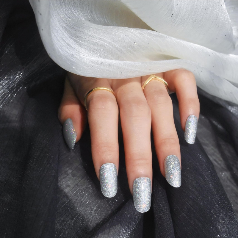 HOT SALE🔥Semicured UV Gel Nail Sticker Kit, Set Of 20-22 Pcs Nail Wraps