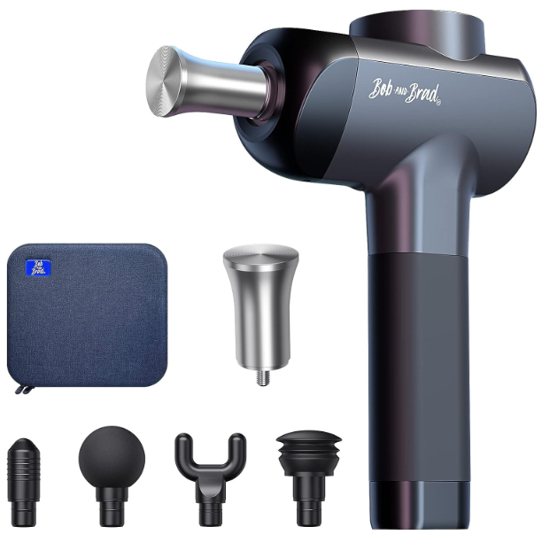 BOB AND BRAD Massage Gun Deep Tissue Percussion with Metal Head