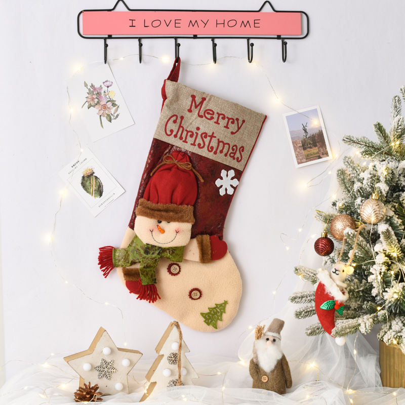 🌲Personalized cartoon Santa hanging stockings🧦