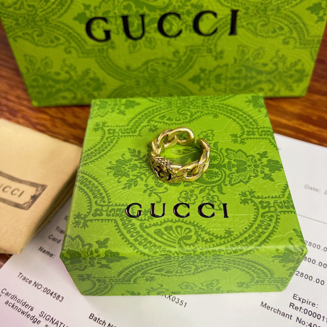 GUCCI GG chain ring