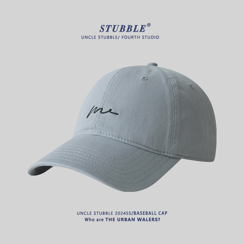 New Korean style men's and women's baseball cap simple and versatile small duckbill cap