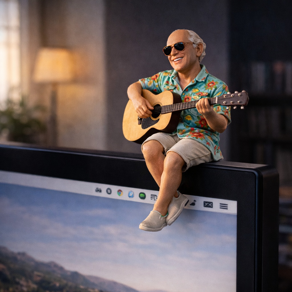 Jimmy Desk Companion Resin Figurine