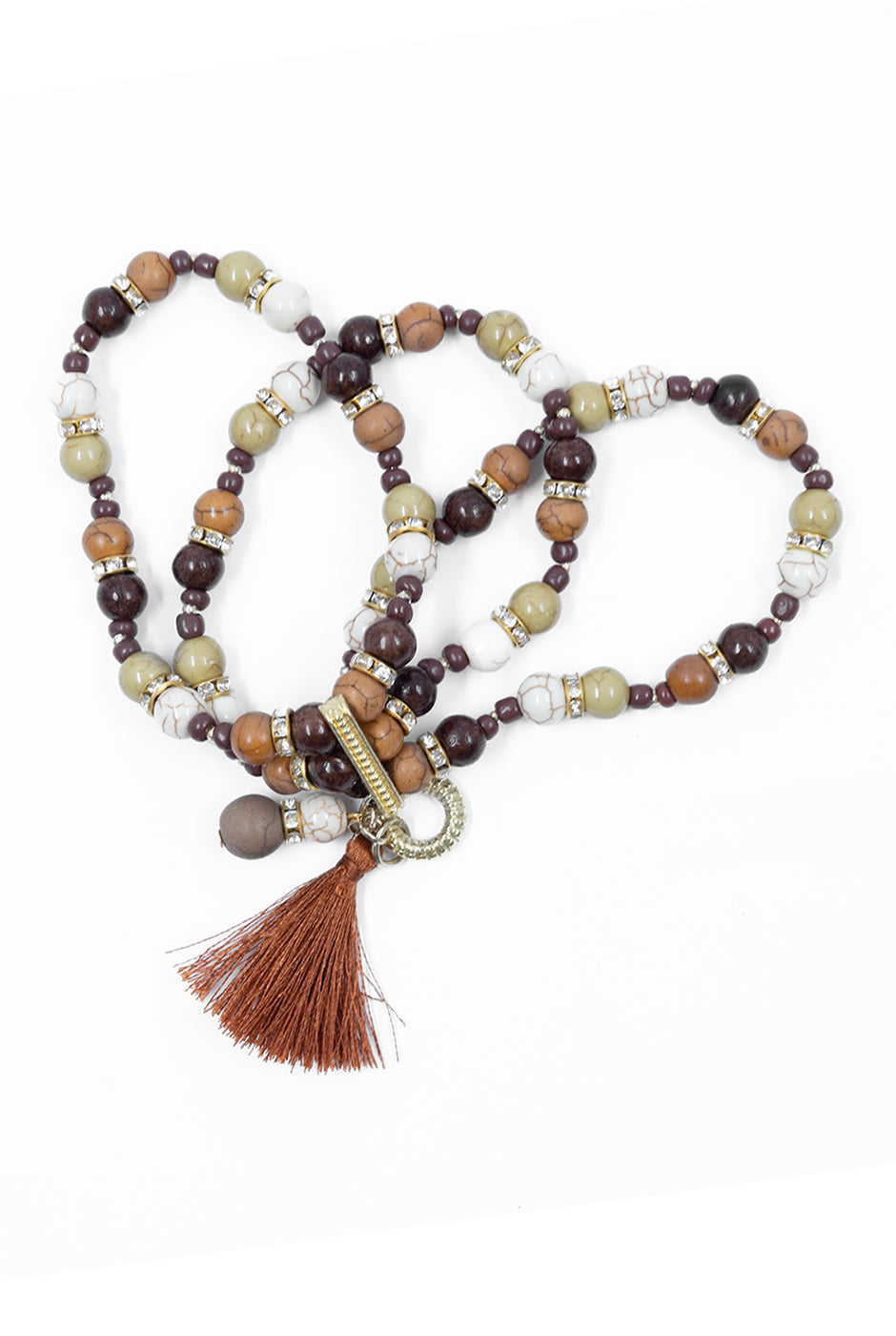 Pulsera Triple Beads