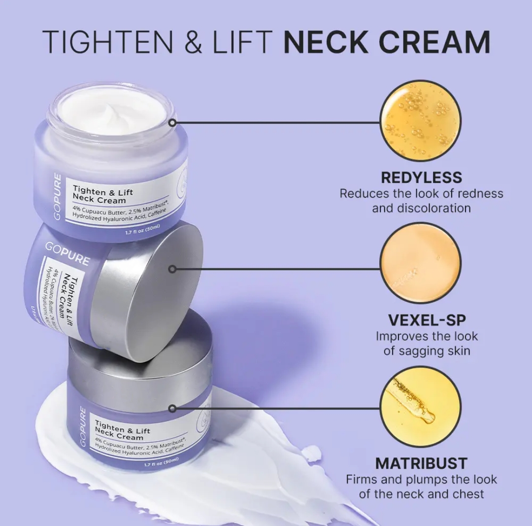 Neck Cream-Tighten & Life Firming Neck Cream for Crepey Skin