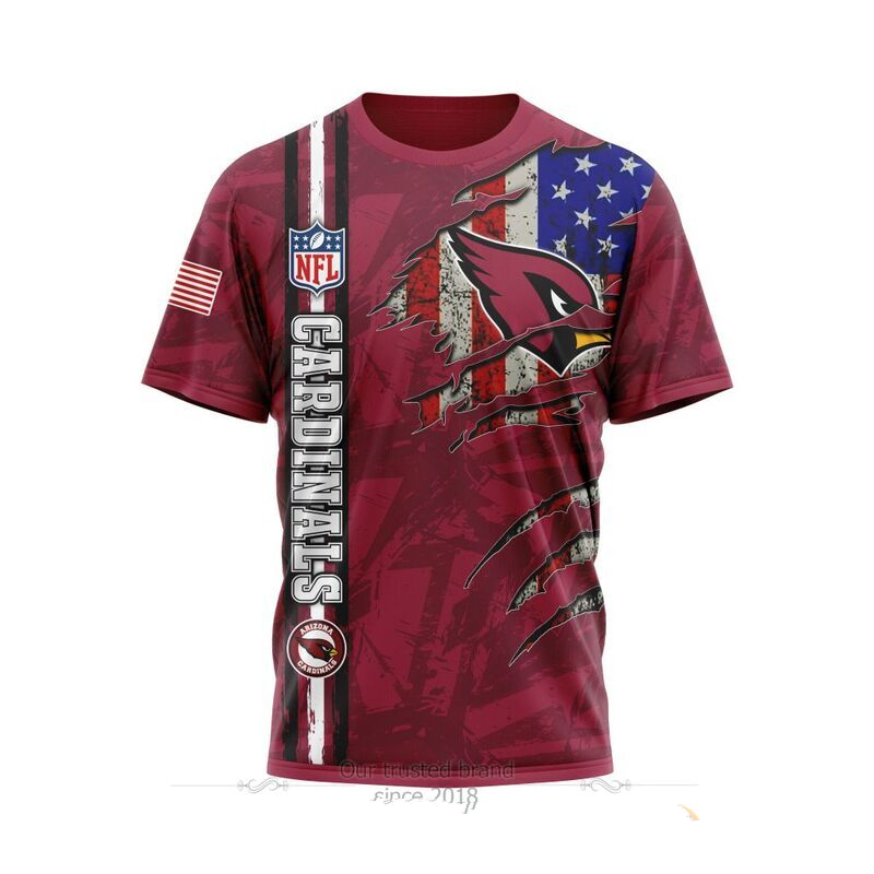 ARIZONA CARDINALS 3D HOODIE SKULL0802