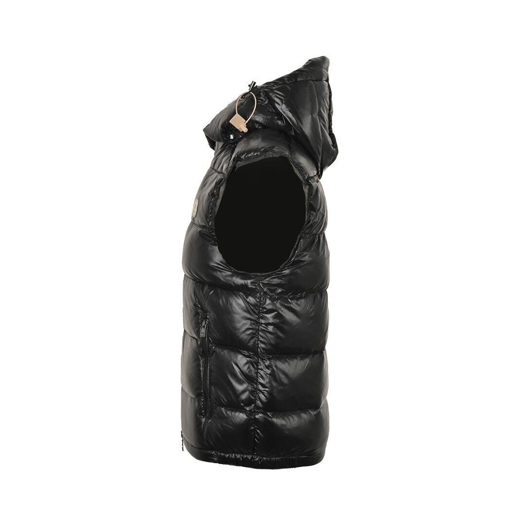 Moncler Classic Stand Collar Hooded Down Vest