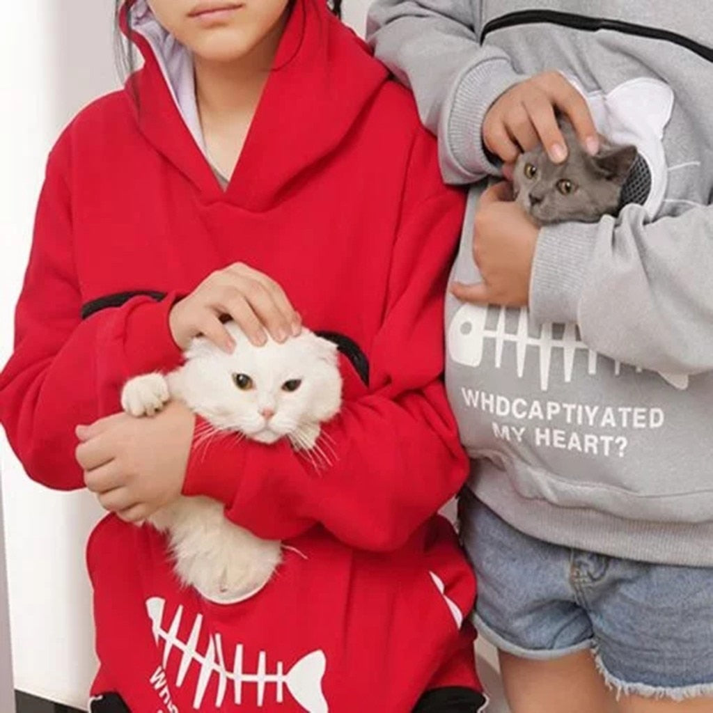 🎄Christmas Special Sale-[SAVE 50% OFF]--Cat Lovers Hoodie Cuddle Pouch--BUY 2 GET 10% OFF & FREE SHIPPING