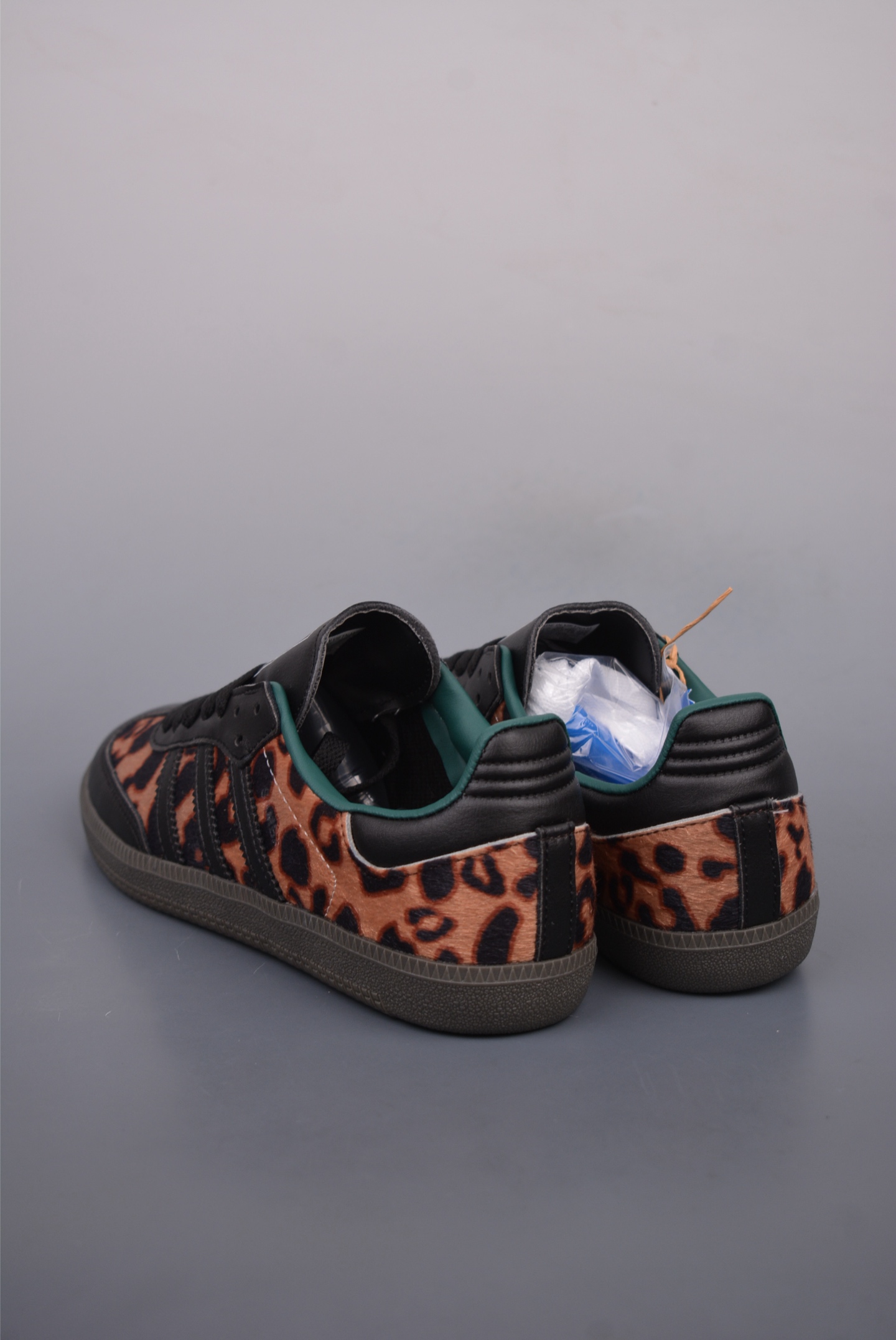 Adidas Originals Samba OGBlack Green Leopard JI3215