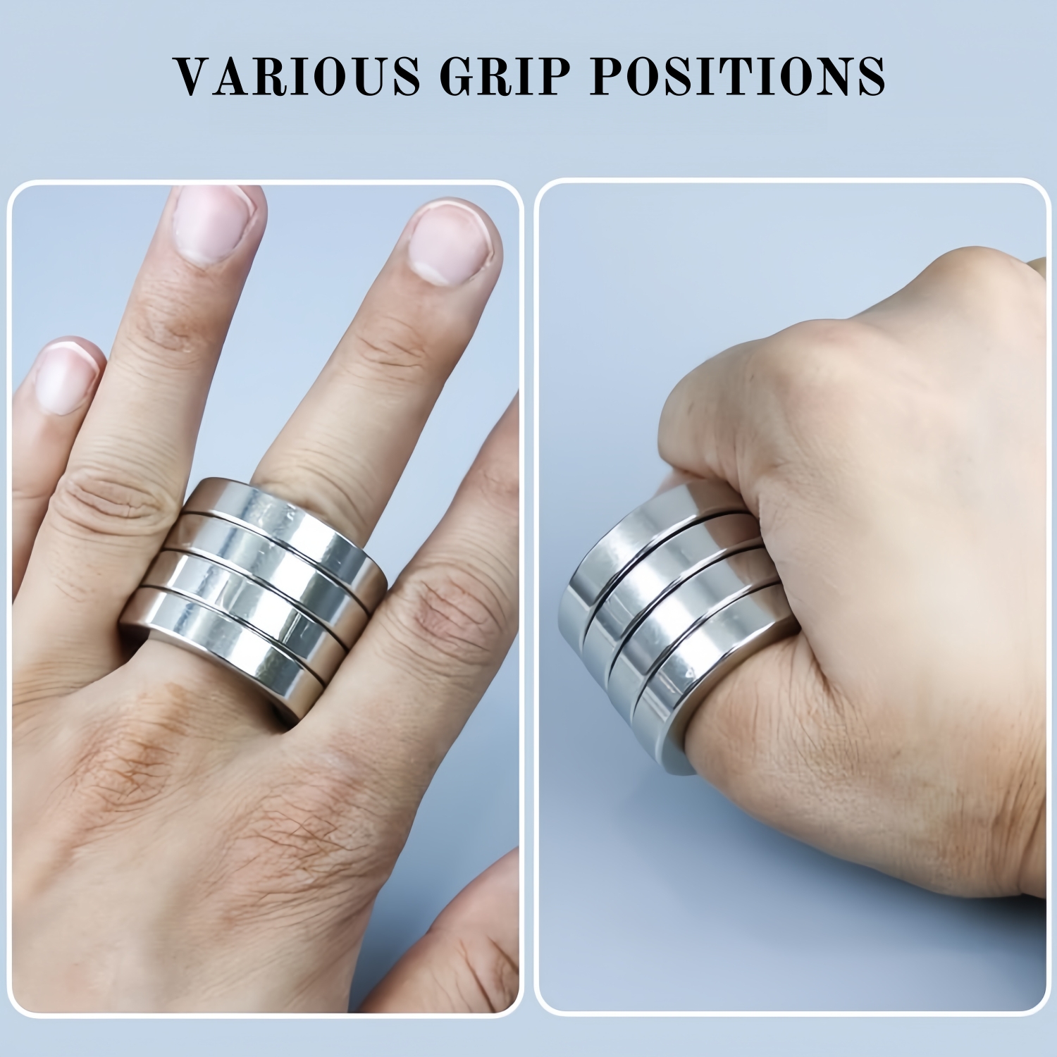 💥ON SALE💥- Folding Finger Ring, Four Finger Ring, Stress Reducing Finger Ring