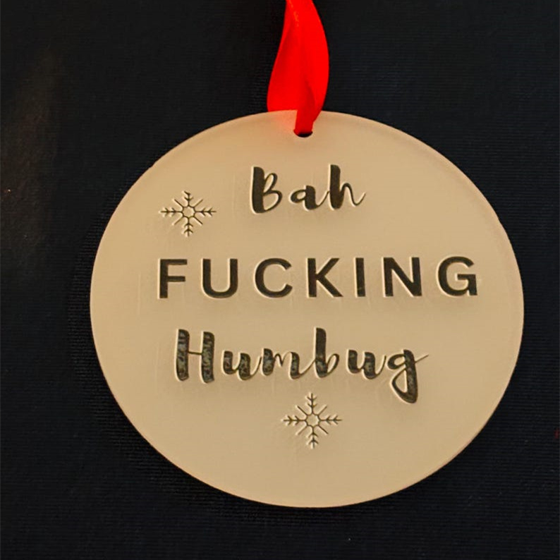 Rude Christmas Bauble