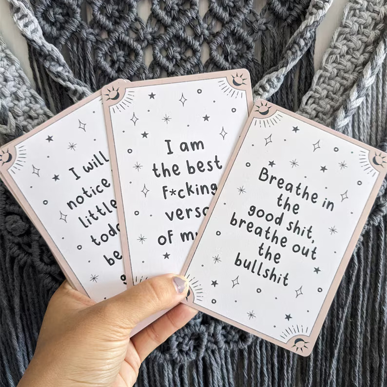 Sweary Affirmation Cards