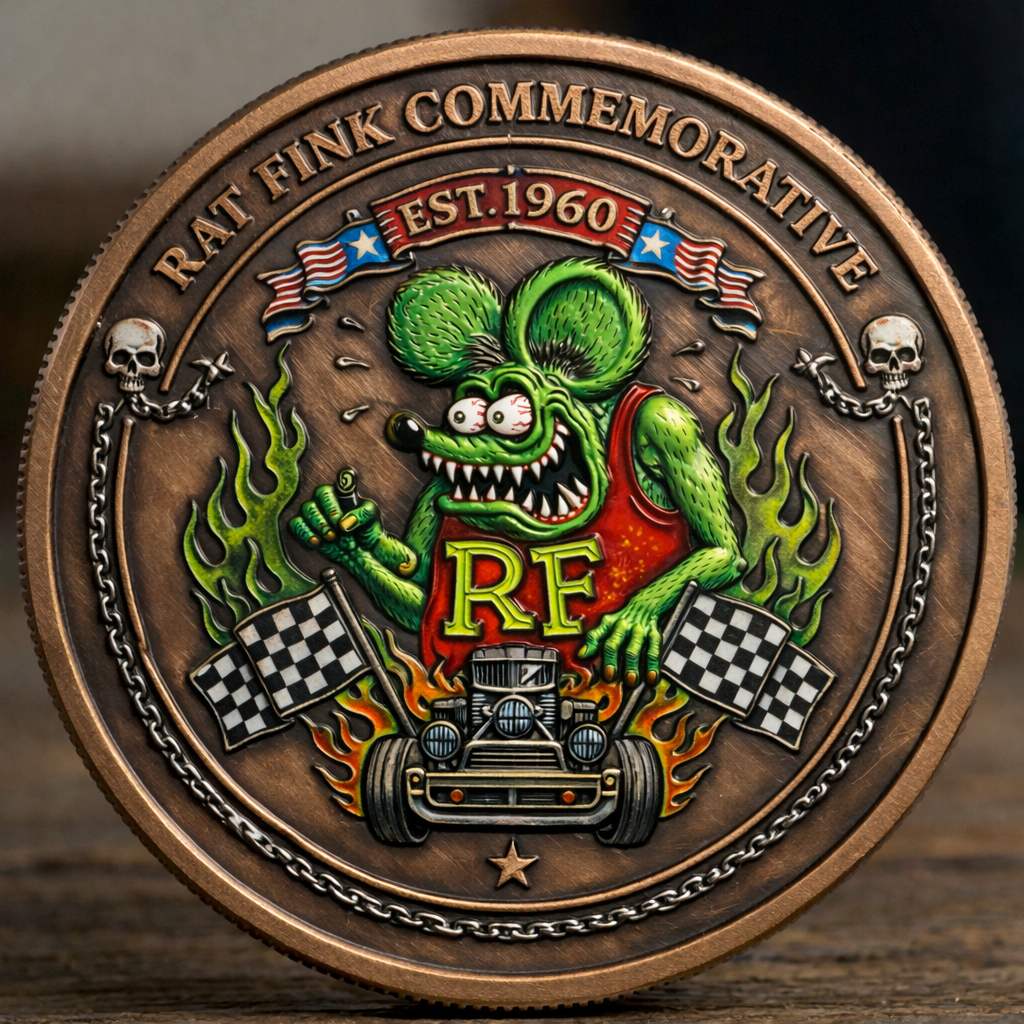 🪙 Ed 'Big Daddy' Roth Kustom Kars Coin