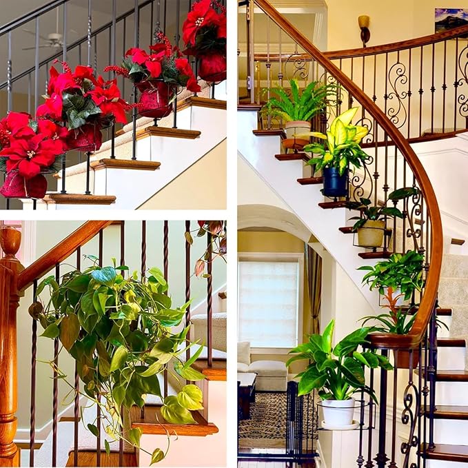 🎍🎍Vertical Railing Floating Plant Hangers