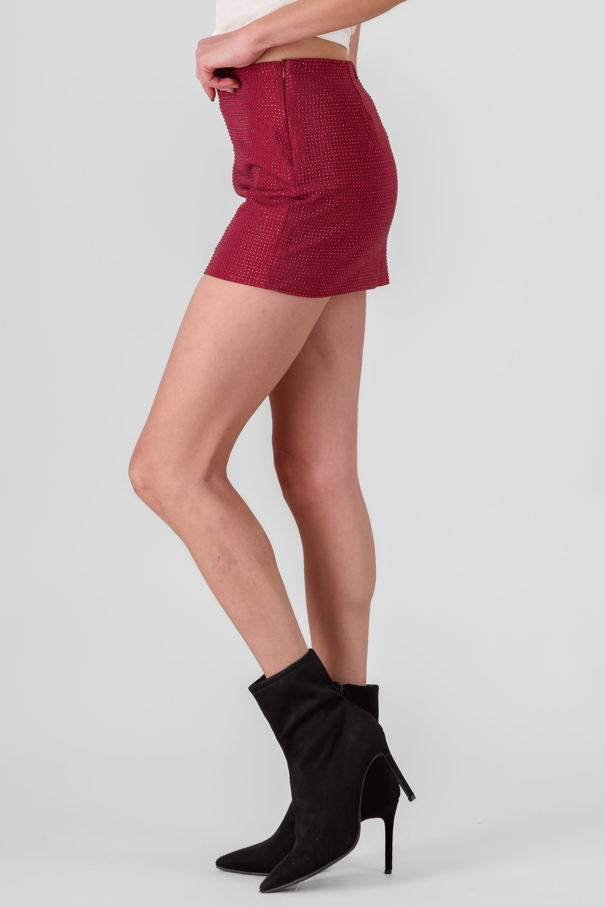 Mini Skirt with Sequins