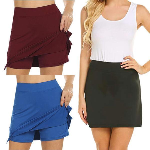 (Summer Hot Sale 50% OFF)-2021 Anti-chafing Active Skort - Super Soft & Comfortable - Buy 3 Free Shipping