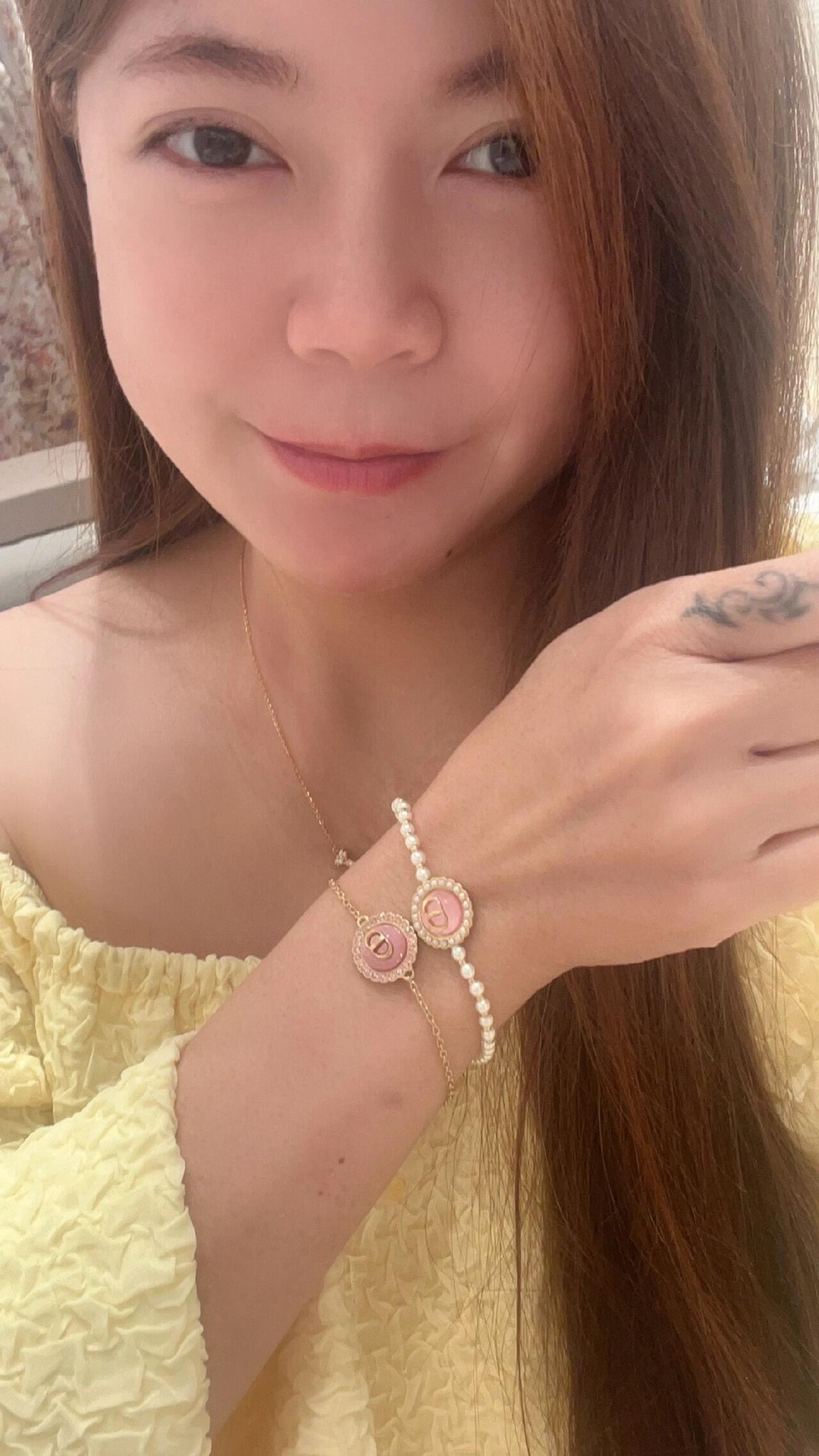 Dior CD pink bracelet
