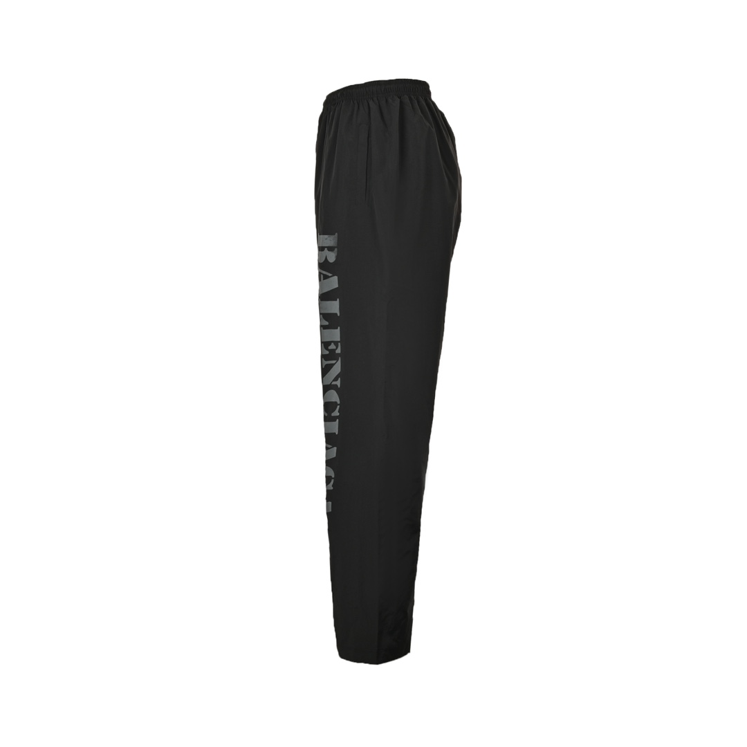 Balenciaga 24Fw Blurred Lettering Print Trousers