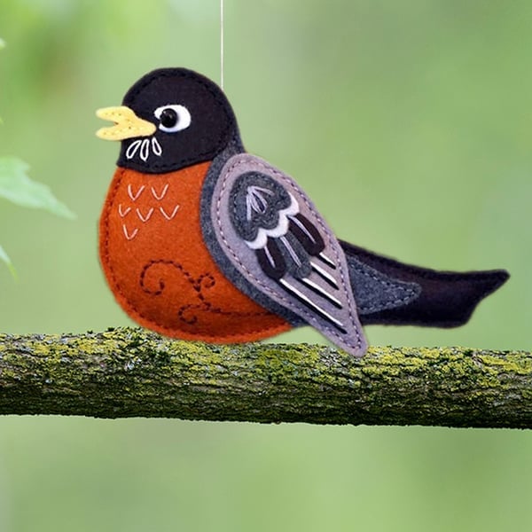 🔥Last Day Promotion - 50% OFF🔥 Handmade Felt Bird Hanging Ornament🐦 - Buy 4 Get 20% Off & Free Shipping