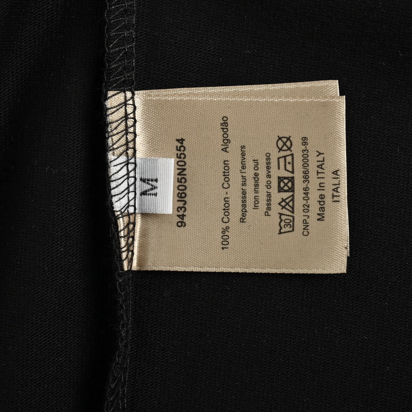 Dior monogram patch embroidered letter short sleeve