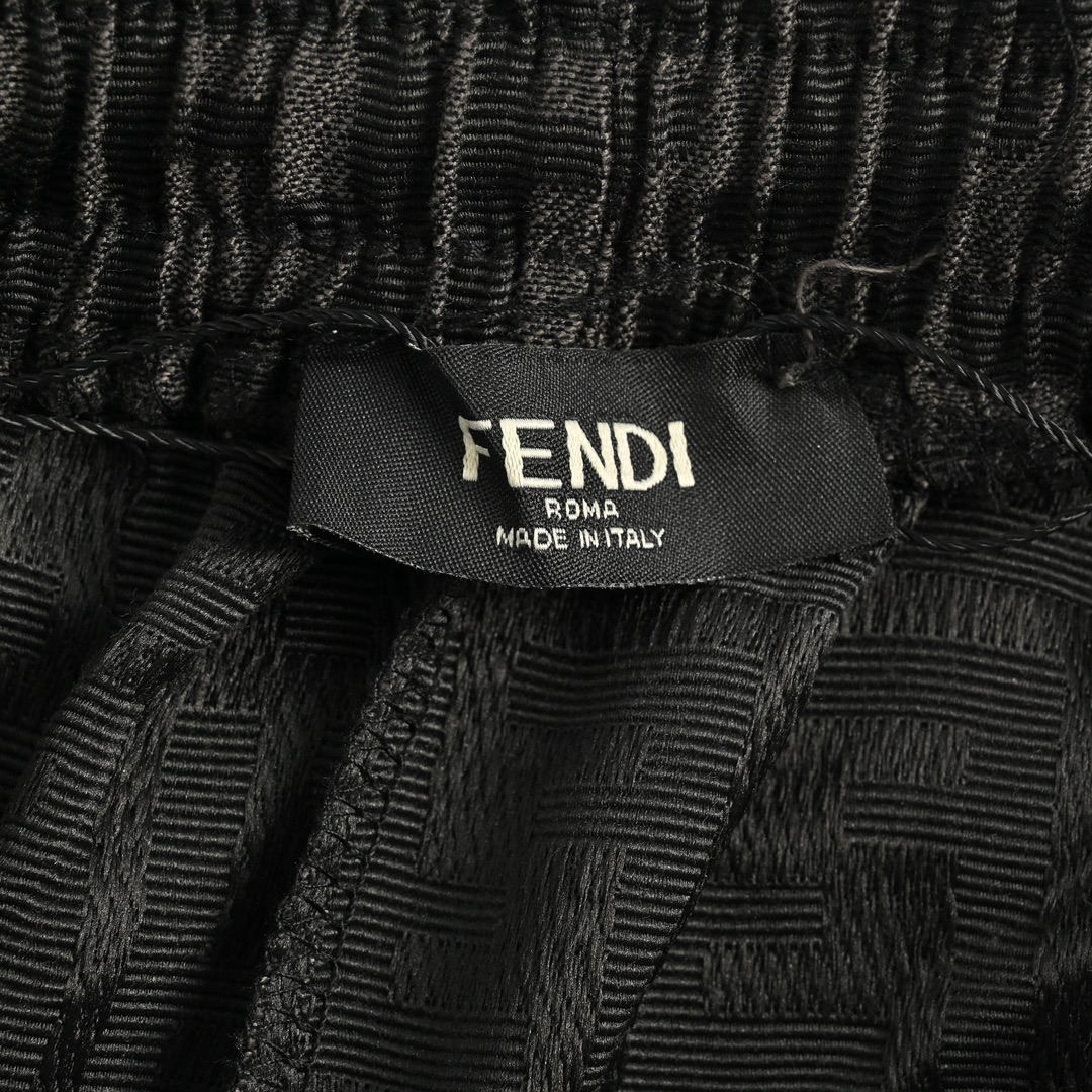 Fendi 24Fw FF all-over jacquard suit trousers