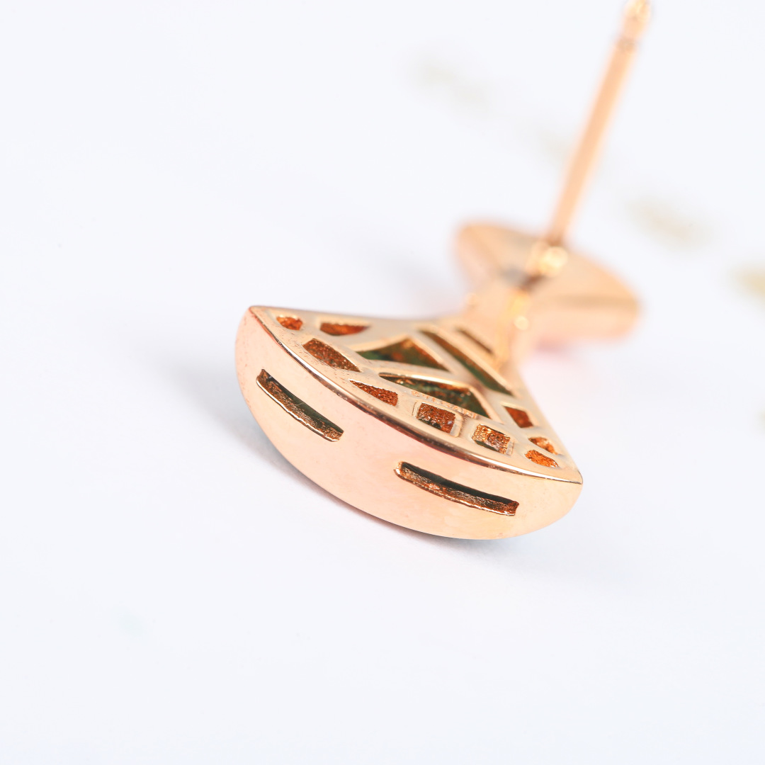 Bulgari fan-shaped earrings