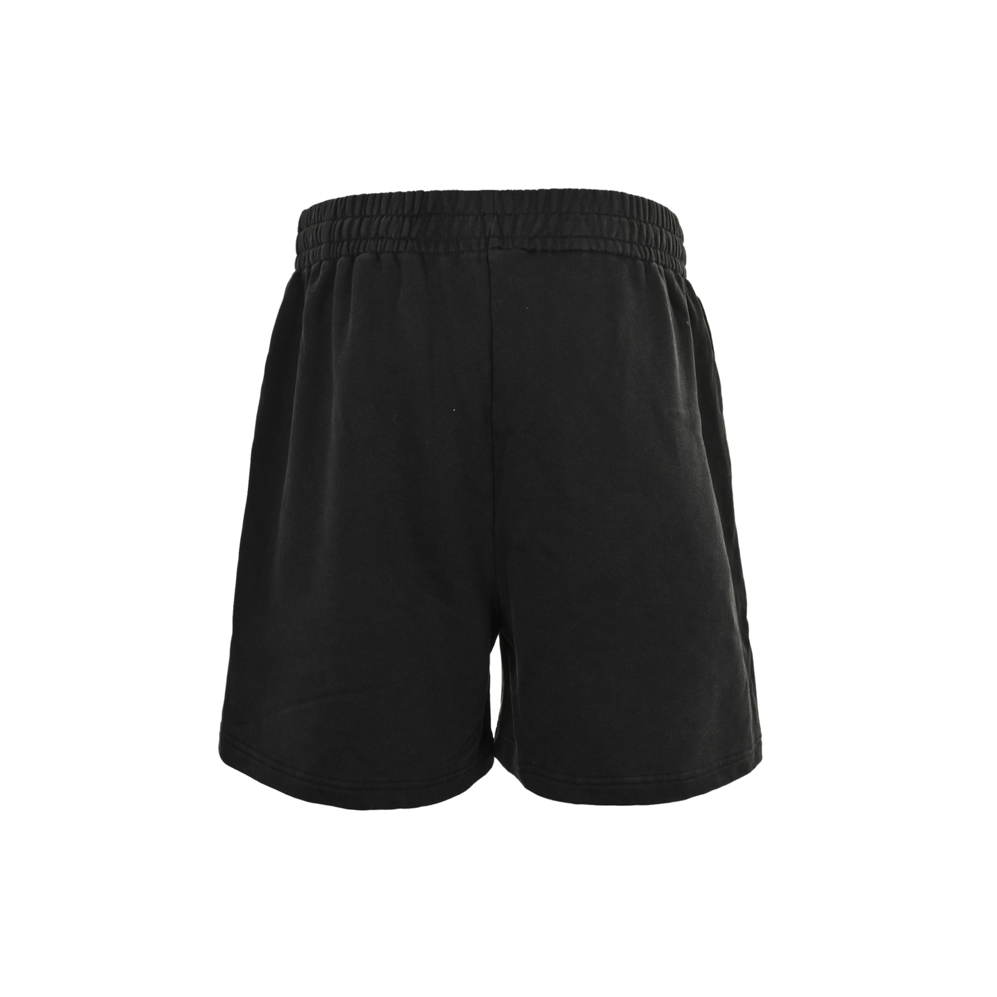 Balenciaga 25ss Tape Logo Embroidered Washed Shorts