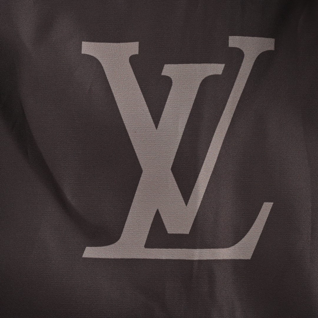 Louis Vuitton 24Fw monogram patchwork trench coat zipper jacket