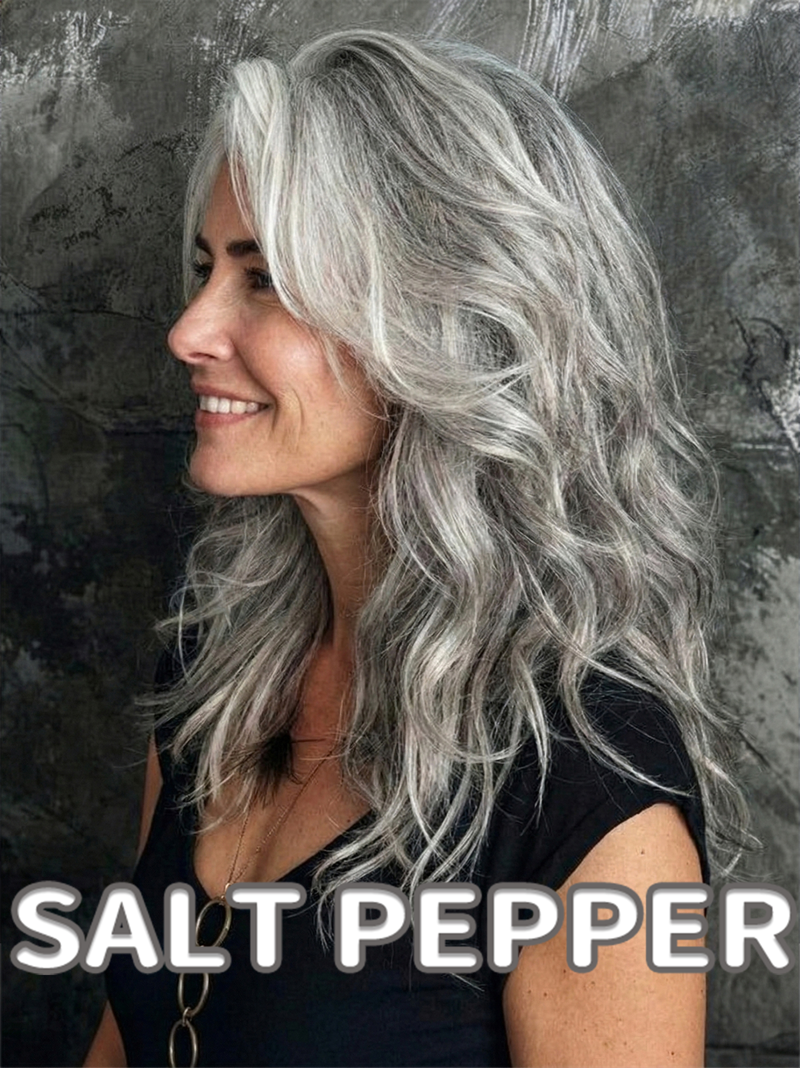 Long Wavy Wig with Natural Layers