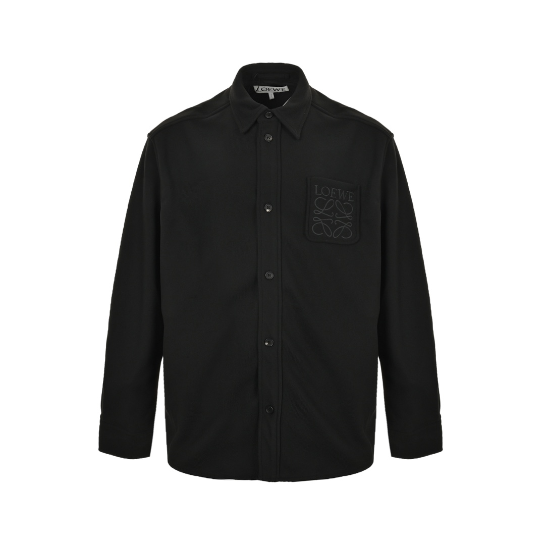 Loewe 24Fw pocket embroidered shirt jacket
