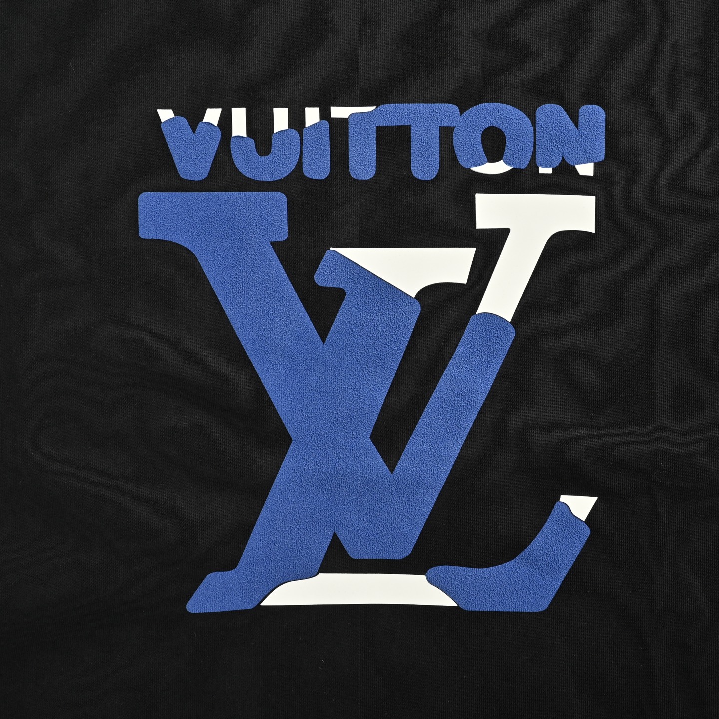 Louis Vuitton 25ss contrast stitching logo embossed print short sleeve
