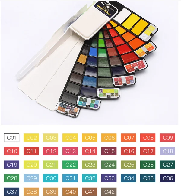 (🔥Last Day Promotion-SAVE 50% OFF)Portable Watercolor Kits--BUY 2 SETS GET 10% OFF & FREE SHIPPING