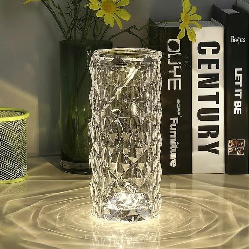 🎁Touching Control Rose Crystal Lamp