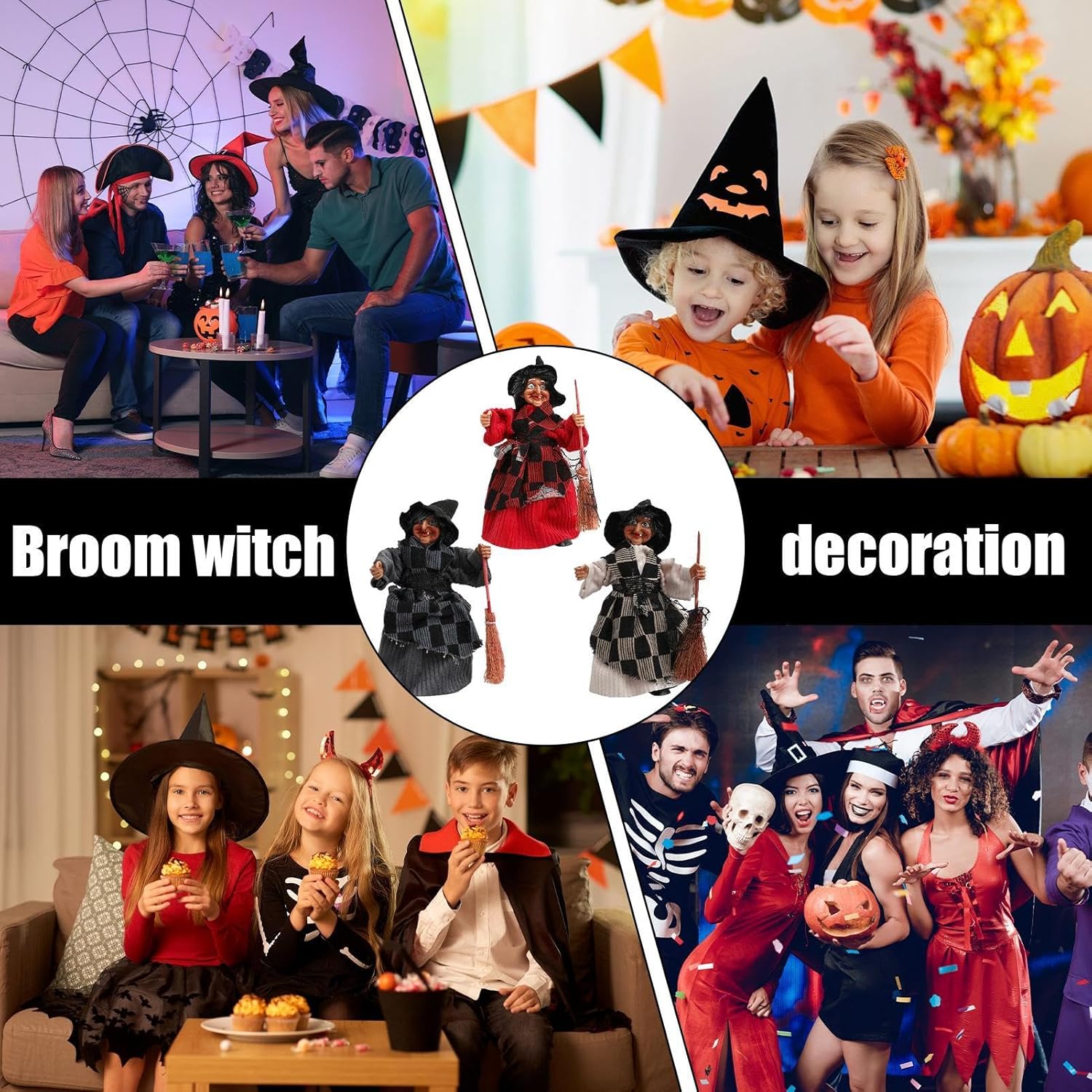 🧙🧹Halloween Witch Doll Statue Decor Desktop