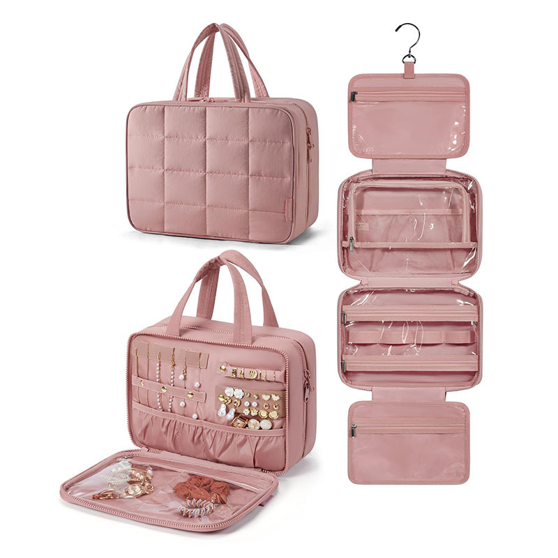 ✨NEW✨ - Hanging Waterproof Travel Toiletry Bag with Jewelry Organizer