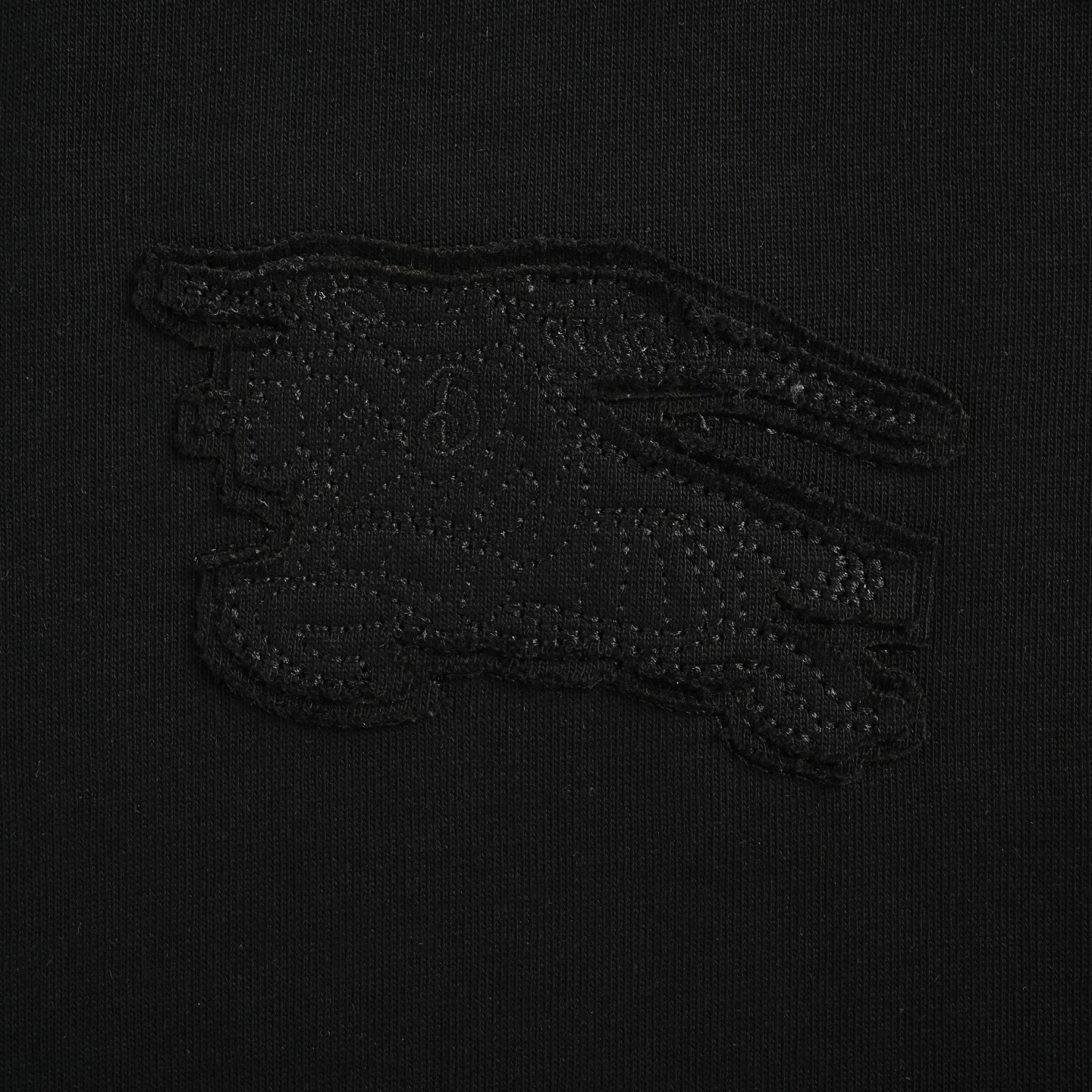 Burberry 25ss short-sleeved shirt with horse patch on the shoulder